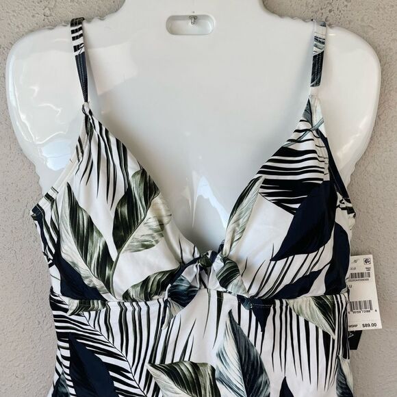 NWT La Blanca Tropical Two-Piece Swimsuit Size 10 - Picture 2 of 6